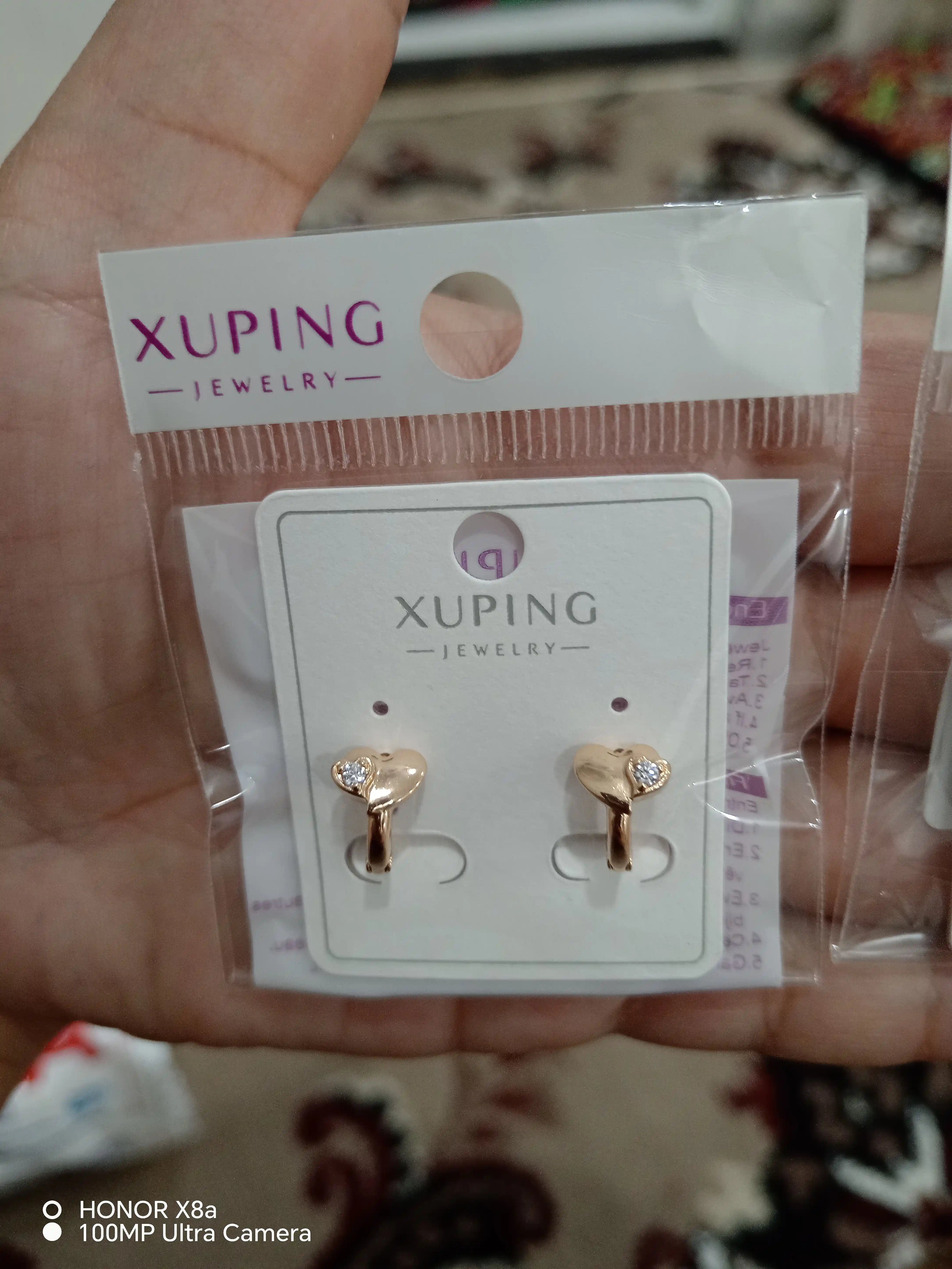 Детские серьги Xuping для девочек, маленькие