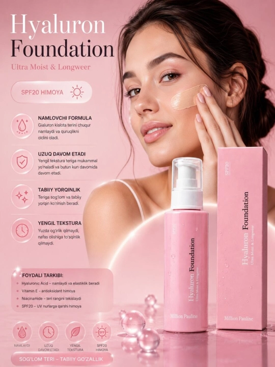 Spf fundatiyon,tonal krem, BB-krem, himoya,quyoshdan himoyalovchi - 