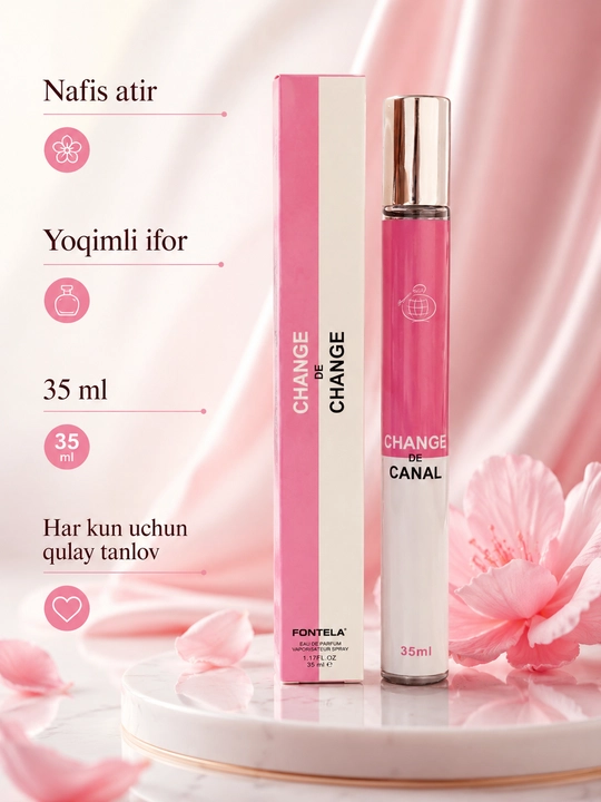 Parfyumlangan suv Fontela Change de Canal, 35 ml 