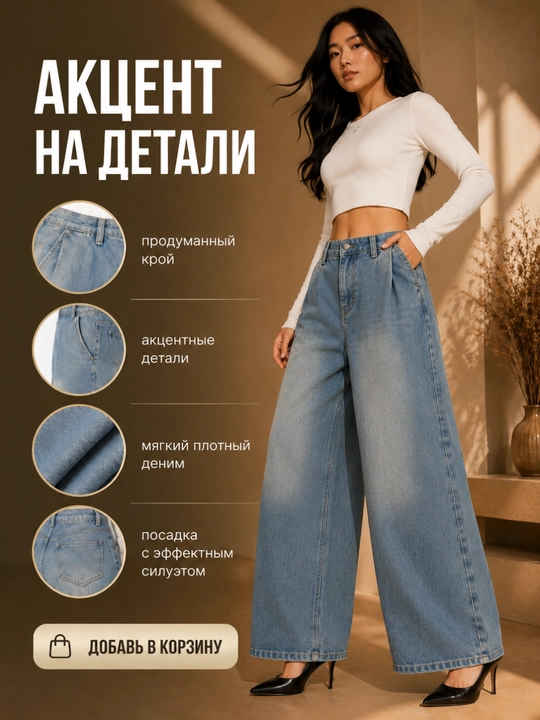 Ayollar baggy jinsi, Y2K, keng jinsi, klassik, koreys uslubi, baland bel