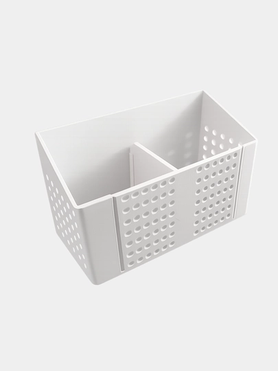 Магнитный органайзер – 16 x 10 x 7.5 см, для металлические поверхности, доски и шкафа — BCRAFT-MAGNETORGINIZERV1MD-БЕЛЫЙ