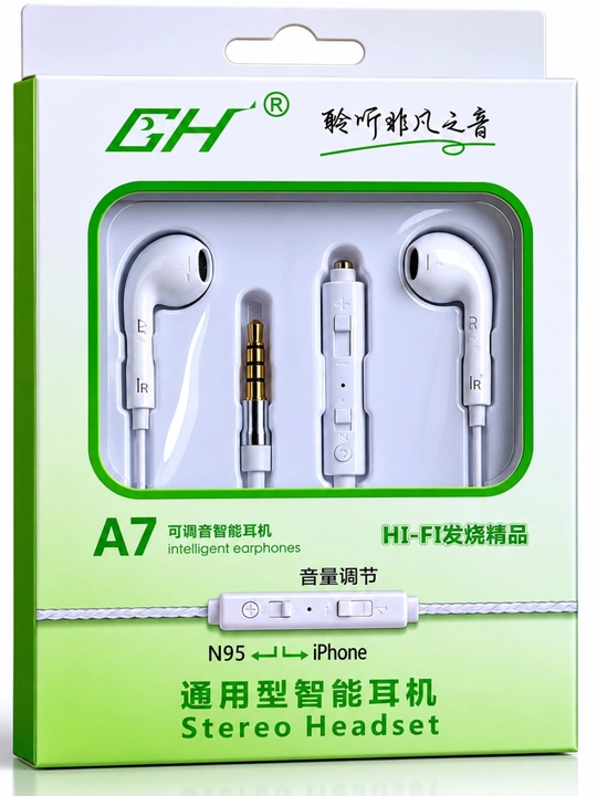 Simli Quloqchin 3.5mm Stereo Naushnik Mikrofonli Android iPhone uchun