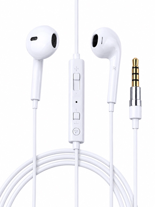 Simli Quloqchin 3.5mm Stereo Naushnik Mikrofonli Android iPhone uchun