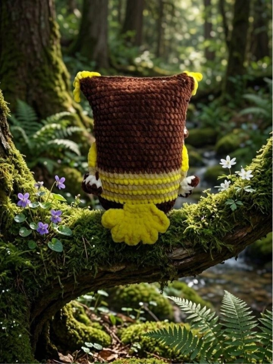 Вязаная игрушка «Мудрая Сова» — уютная handmade игрушка с особым характером