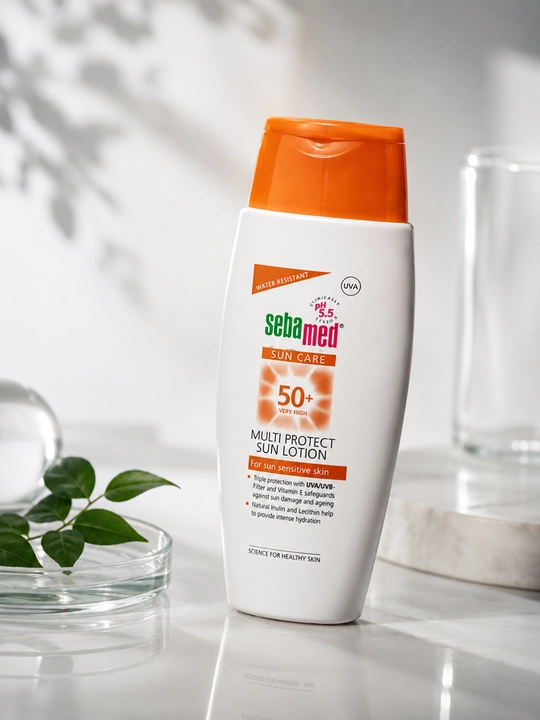 Yuz va tana uchun UVA/UVB himoyali yengil quyosh losoni kundalik parvarish uchun 150 ML