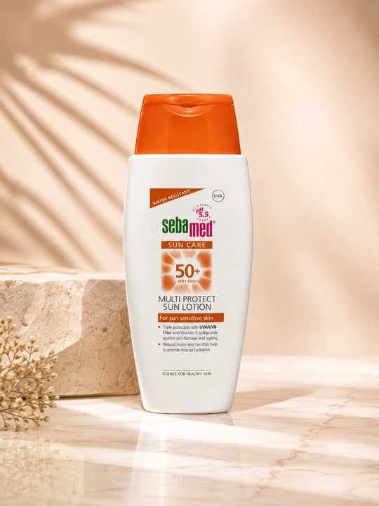 Yuz va tana uchun UVA/UVB himoyali yengil quyosh losoni kundalik parvarish uchun 150 ML