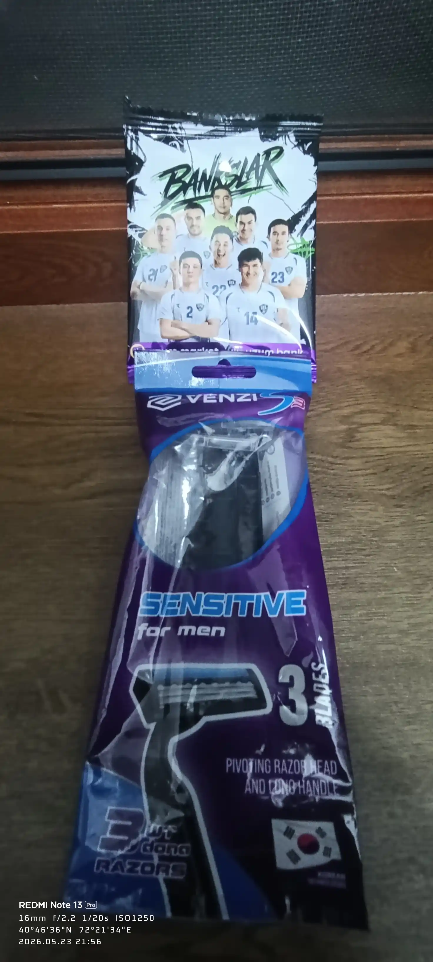 Bir martalik ustara Venzi S3, 3 dona