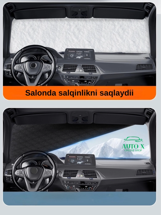 Avtomobil uchun universal loy muz va qordan ximoya tent 4 fasl uchun unversal o'lcham