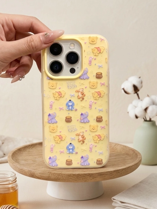 Iphone g'ilof 11, 11 PRO max, 12 PRO max. Yurakchali va multfilm naqshli silikon chexol - 