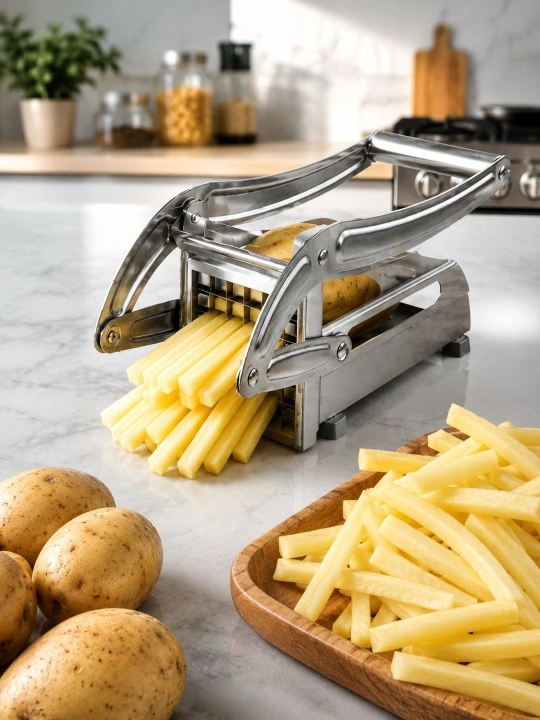 Kartoshka to‘g‘ragich metall, fries kesgich, professional sabzavot maydalagich