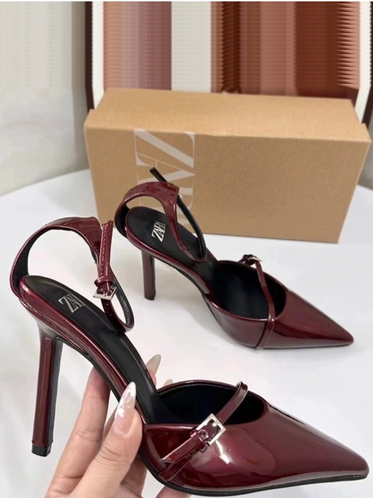 Женские туфли на каблуках, вечерняя обувь, ZARA с коробкой - 