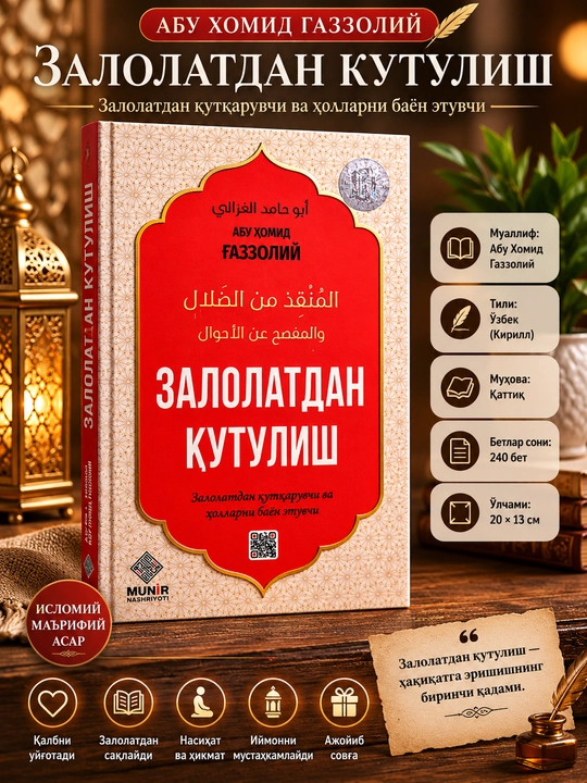 Zalolatdan qutulish — Abu Xomid G‘azzoliy Ruhiy poklanish va hidoyat sari yo‘l - 