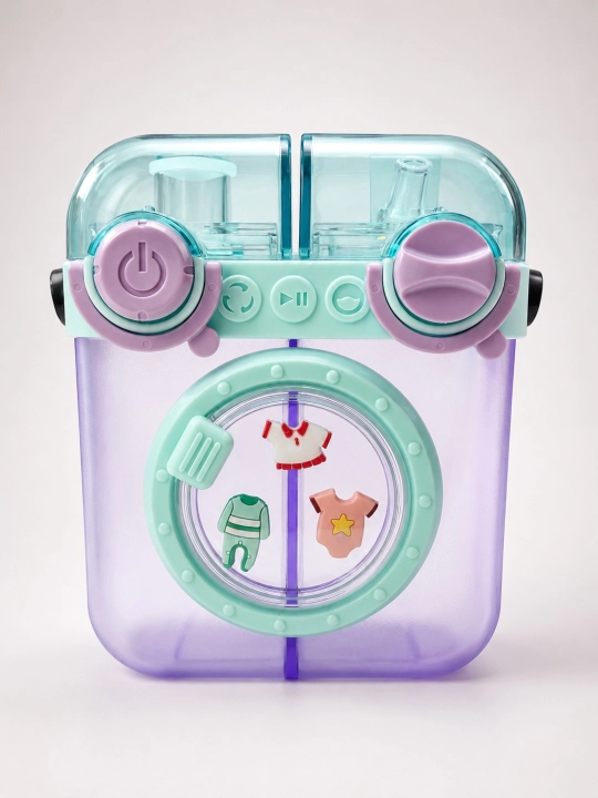 Детская бутылка для воды / летний термос с трубочкой и ремешком – BPA Free, для детей