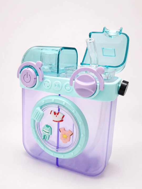 Детская бутылка для воды / летний термос с трубочкой и ремешком – BPA Free, для детей