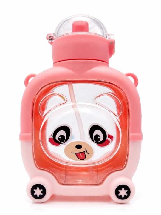 Детская бутылка для воды / летний термос с трубочкой и ремешком – BPA Free, для детей