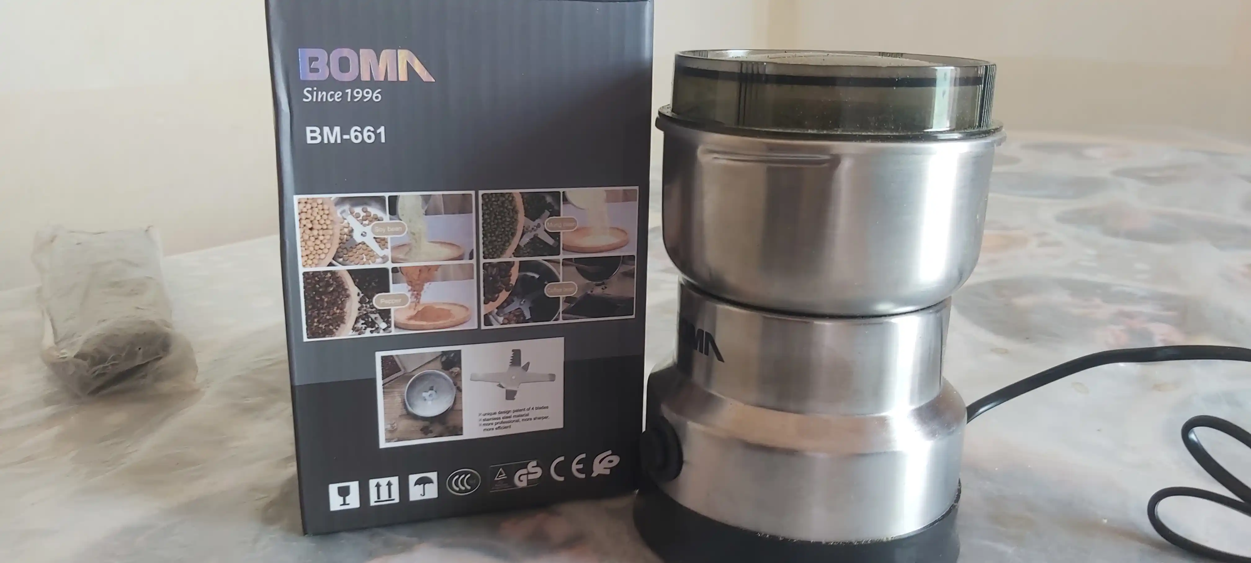 Elektr kofe maydalagich BOMA BM-661, 150 Vt, 300 ml, ko‘p funksiyali