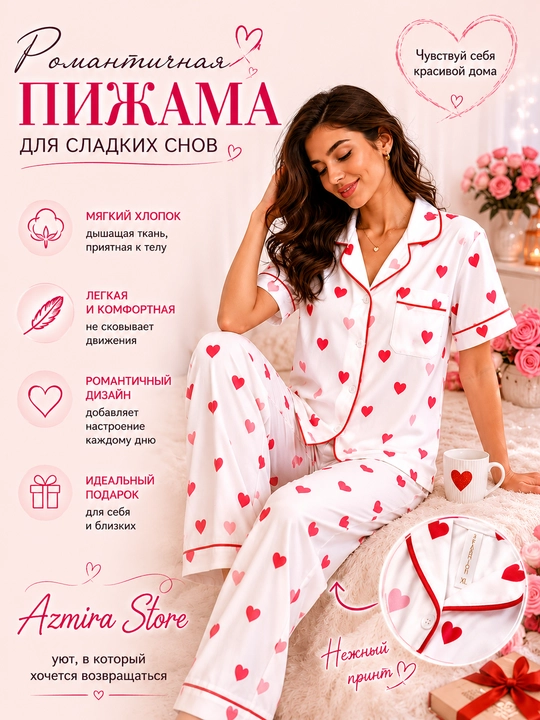 Romantik ayollar pijamasi — har kunlik qulaylik va nafislik 