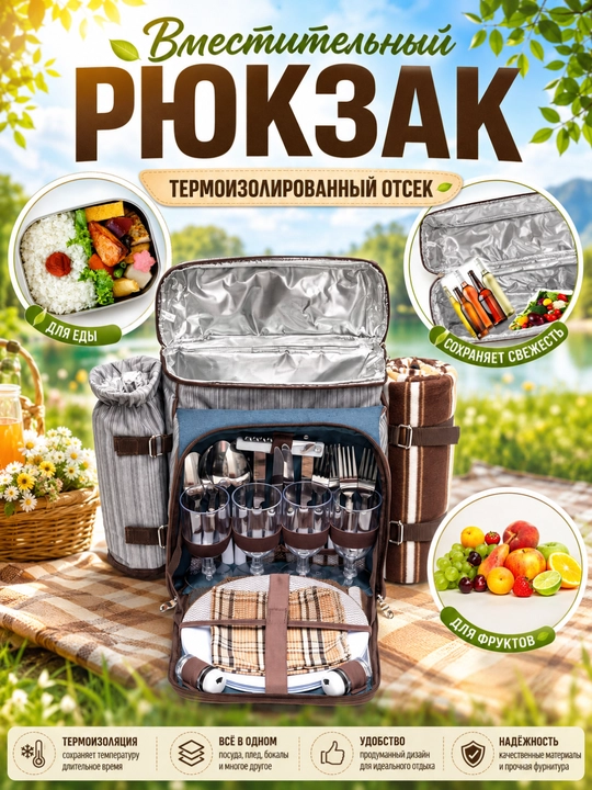 Рюкзак для пикника