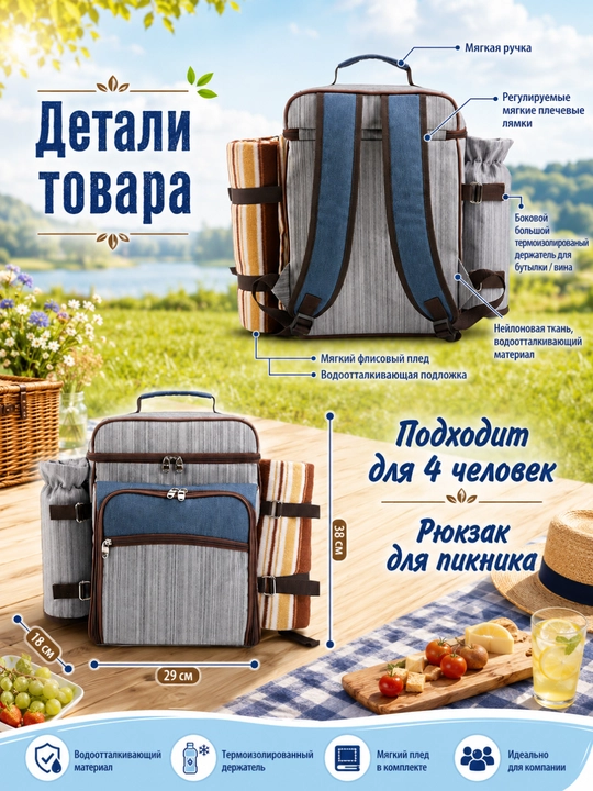 Рюкзак для пикника