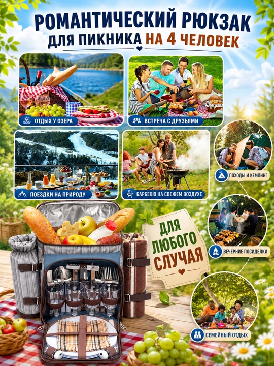 Рюкзак для пикника