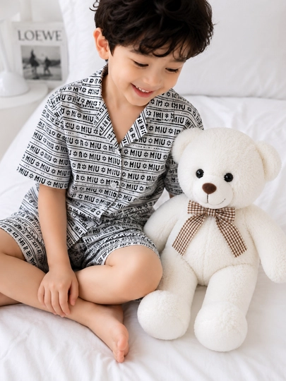Пижама MIU для мальчика мягкий домашний комплект детская одежда premium