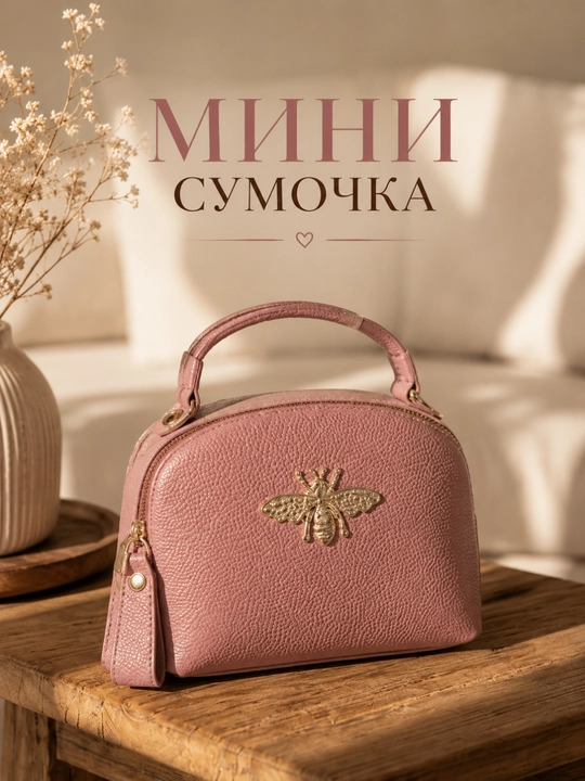 Мини сумочка женская в подарочной коробке - 