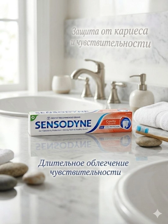 Sensodyne Cavity + Sensitivity tish pastasi 75 ml