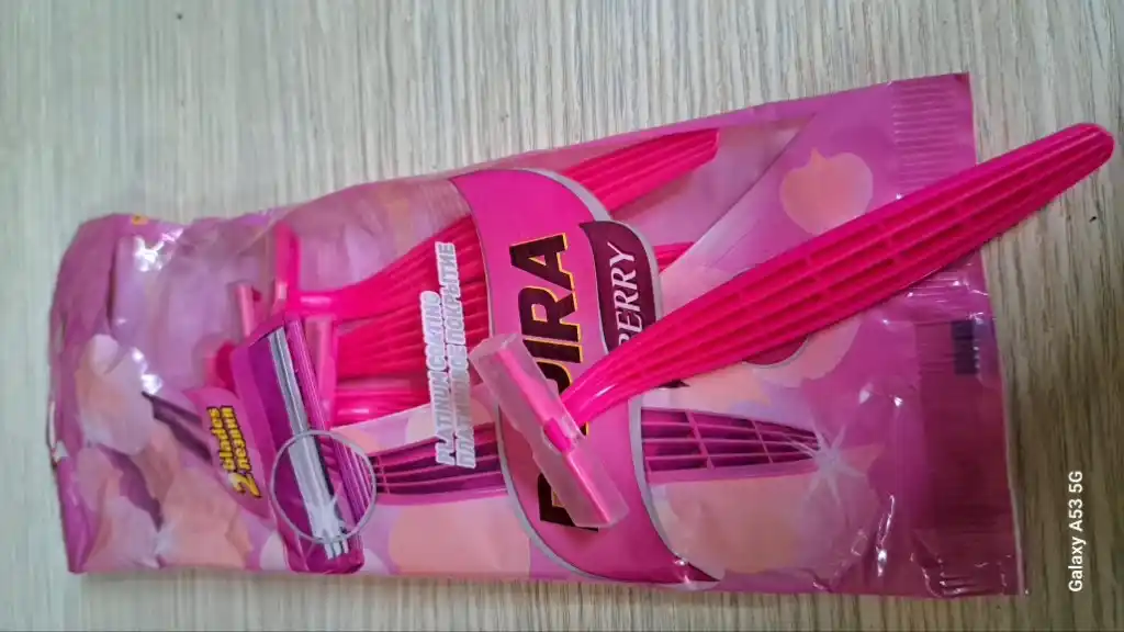 Bir marta ishlatiladigan ustara Rapira Berry 52BP0, 5 dona