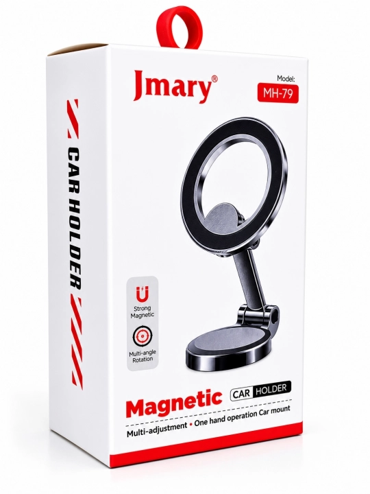 Jmary magnitli telefon ushlagich – 360° aylanuvchi avto holder