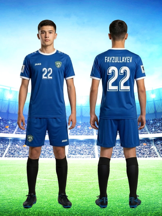Футбольная форма сборной Узбекистана — (Shomurodov 14, Husanov 2, Fayzullayev 22) - 
