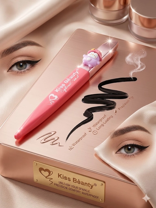 Фломастер для подводки глаз SVMY и EYELINER, 2 в 1, водостойкий - 