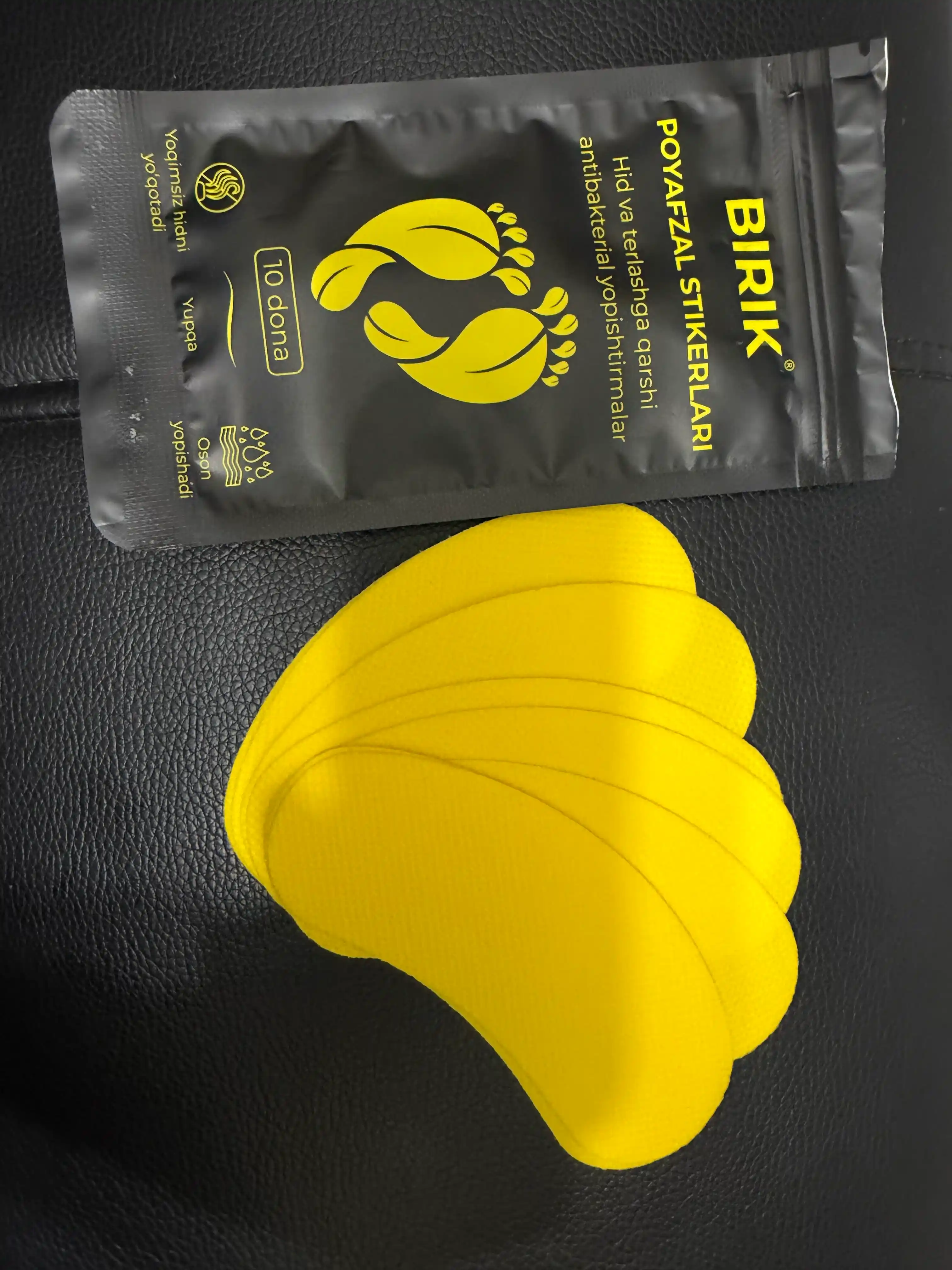 BIRIK FRESH - Ag+ va tabiiy efir moylari qo‘shilgan antibakterial stiker, 10 dona