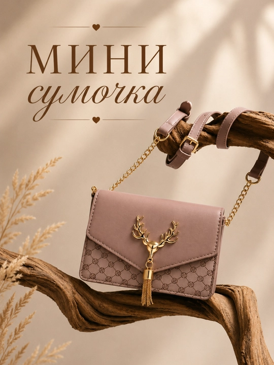 Стильная женская сумочка в подарочной упаковке - 