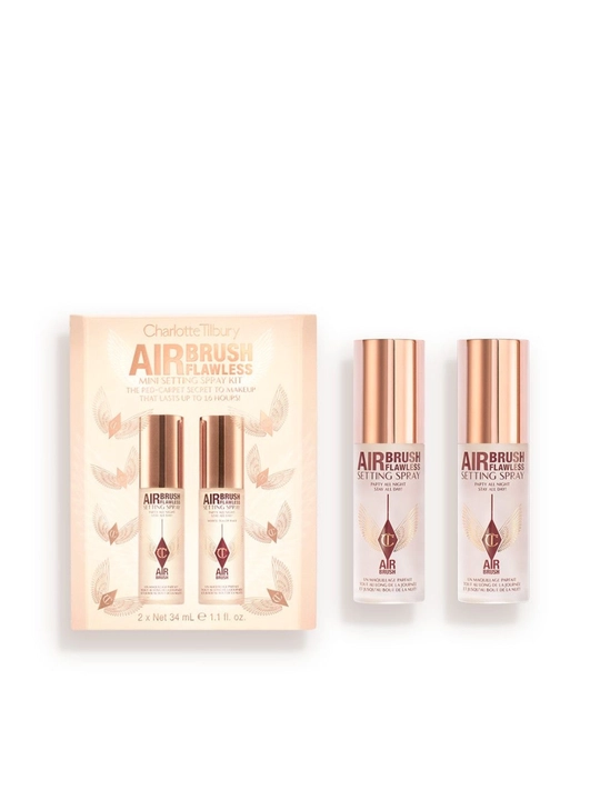 Fiksator va pudra Charlotte Tilbury Airbrush Flawless Setting Spray mini to‘plami, 34 ml