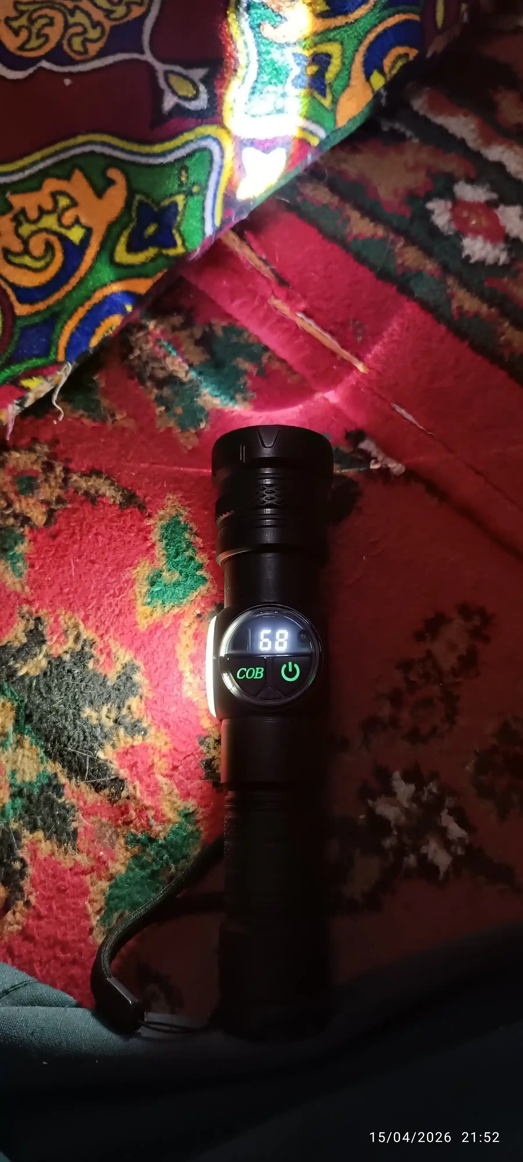 Qo‘l chirog‘i LED, 6 rejim