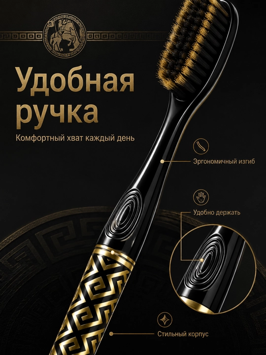 Зубная щетка Lomeiguo с мягкой щетиной, премиум уход за полостью рта