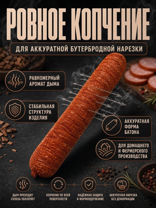 Polimer kolbasa qobig‘i 65mm