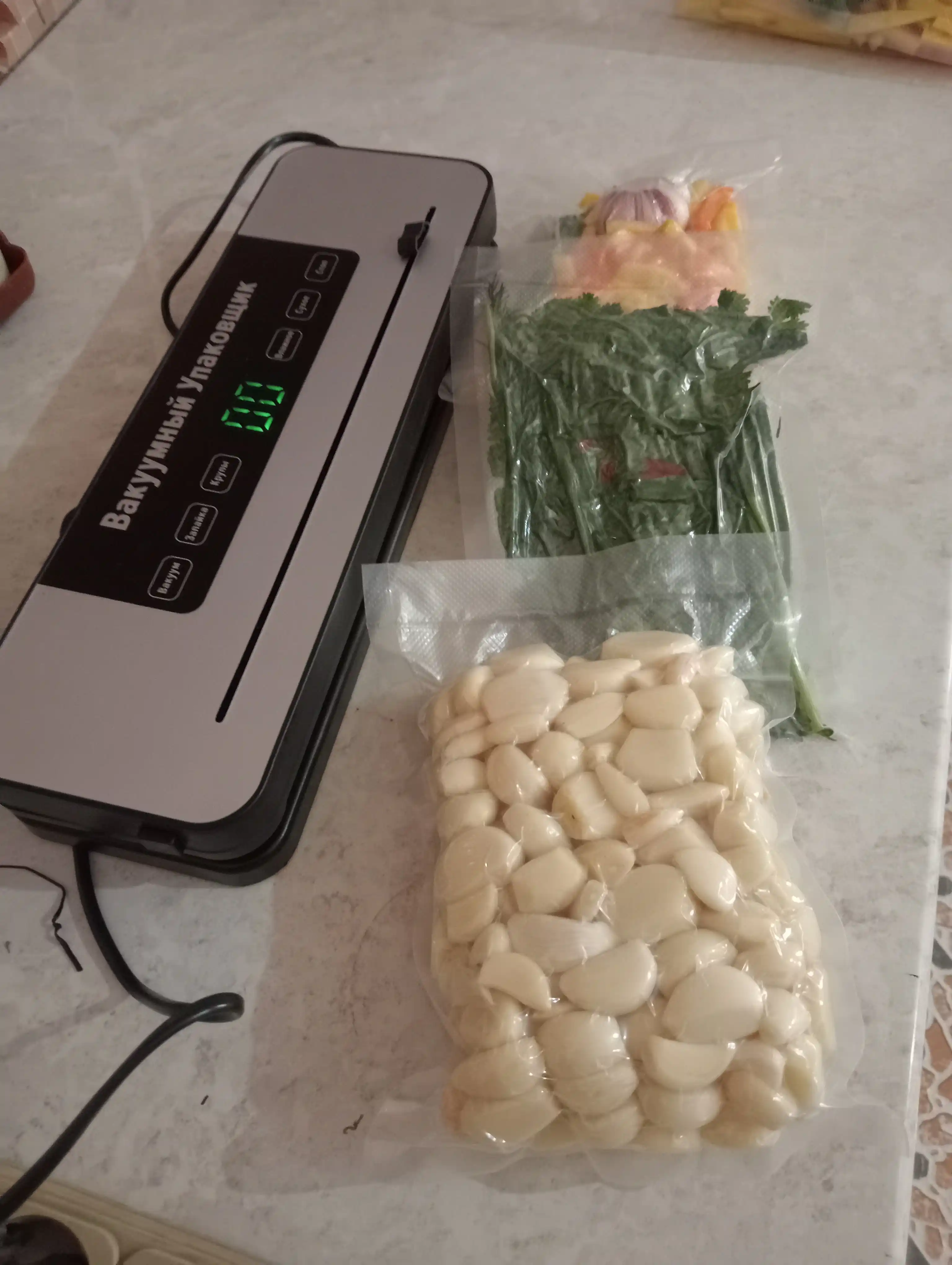 Вакууматор — вакуумный упаковщик продуктов, +60/+10 пакетов, машина для вакуумной упаковки