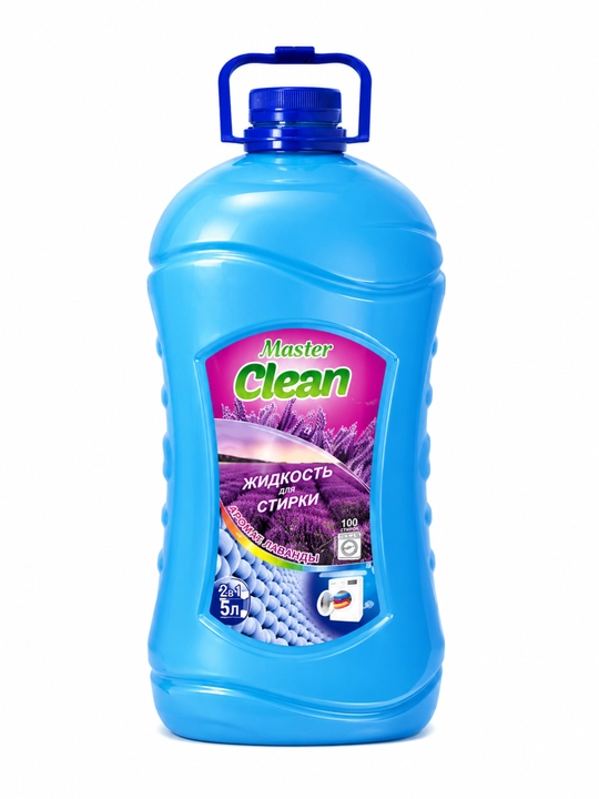 Clean kir yuvish geli 5L – lavanda hidli suyuq vosita - 