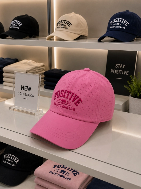 Кепка унисекс с вышивкой Positive, Летняя кепка, бейсболка с Air эффектом