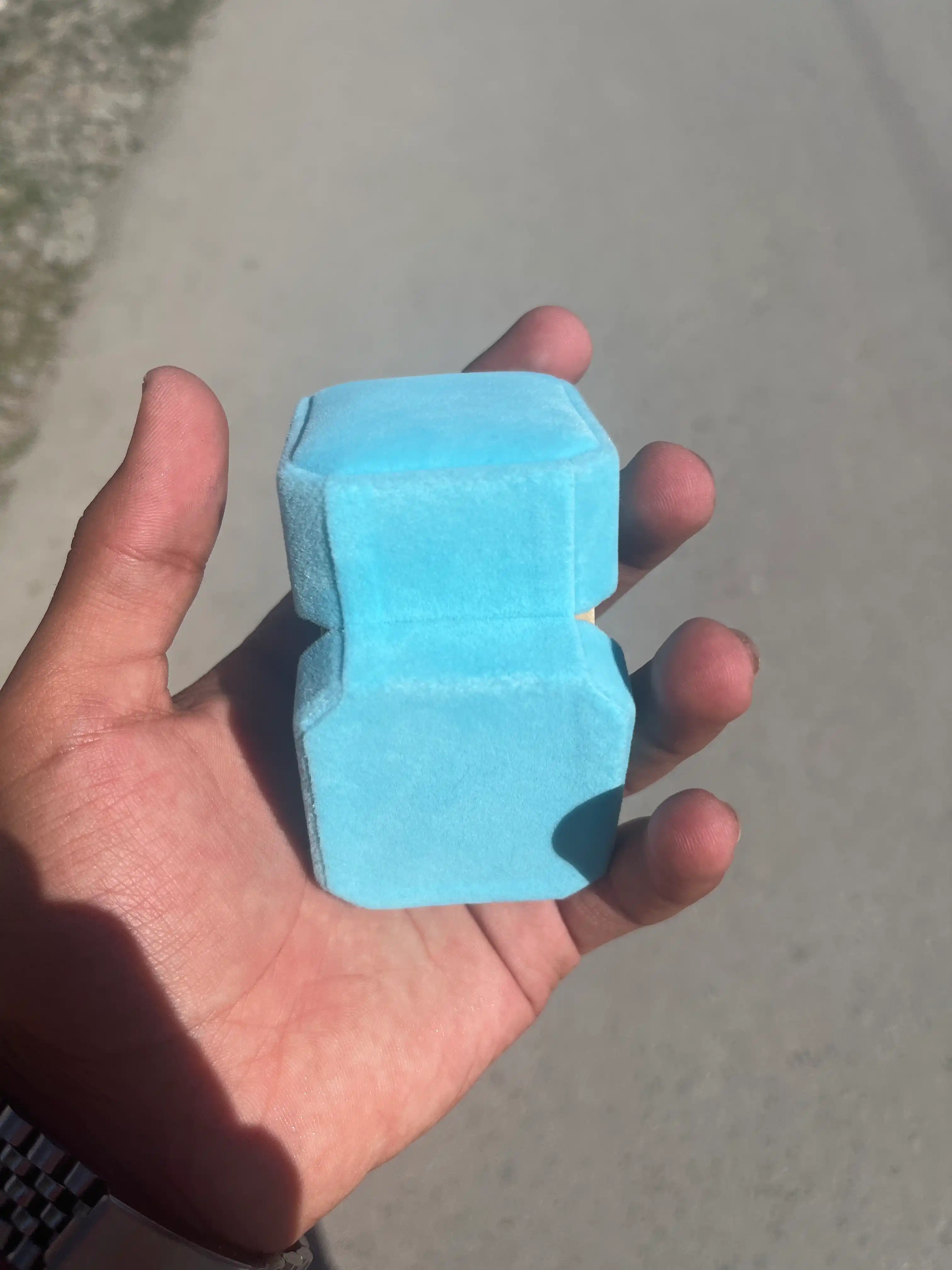 Бархатные коробочки для колец и серёжек