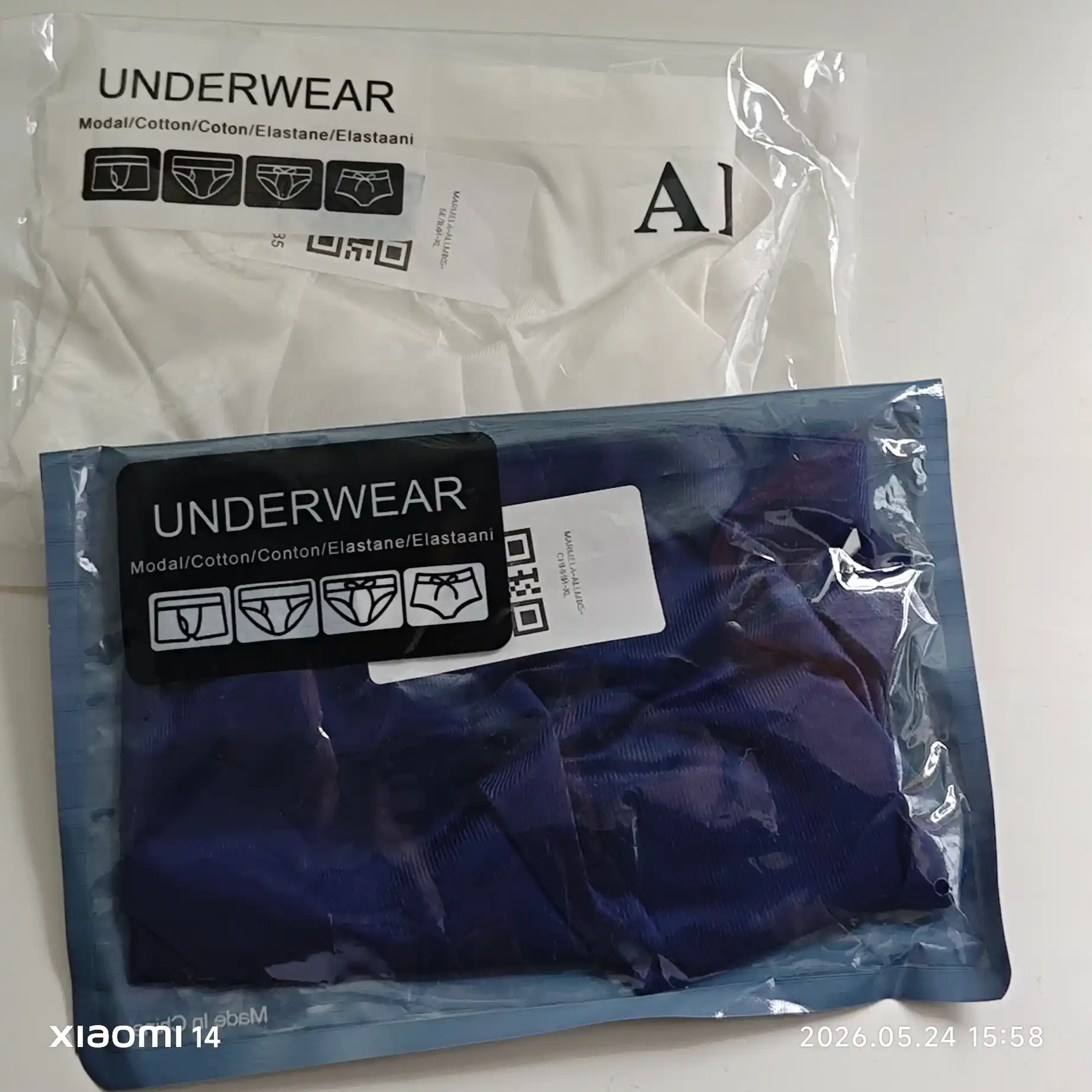 ALLMIX erkaklar trusi, shaffof, ultrayupqa