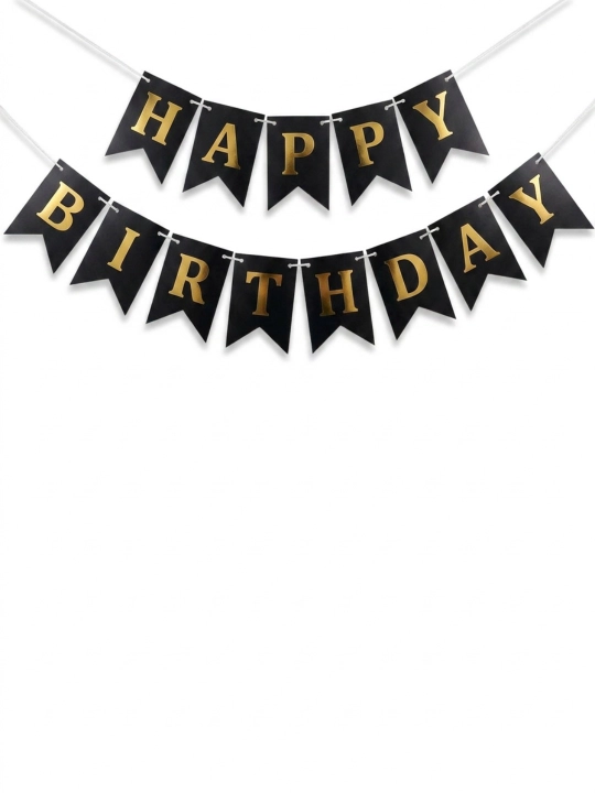 Гирлянда Happy Birthday баннер для украшения дня рождения, декор для праздника - 