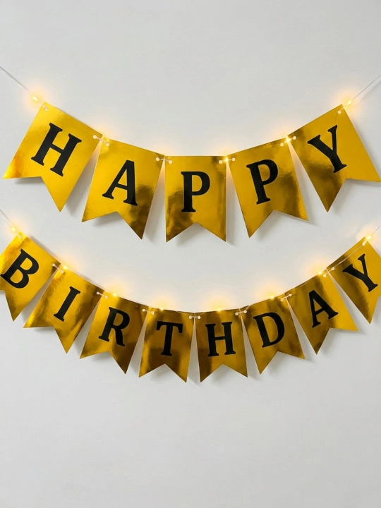 Гирлянда Happy Birthday баннер для украшения дня рождения, декор для праздника