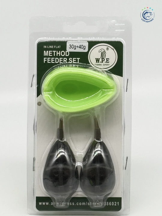 Набор Method Feeder W.P.E для рыбалки с грузами 30г 40г и 50г комплект - 