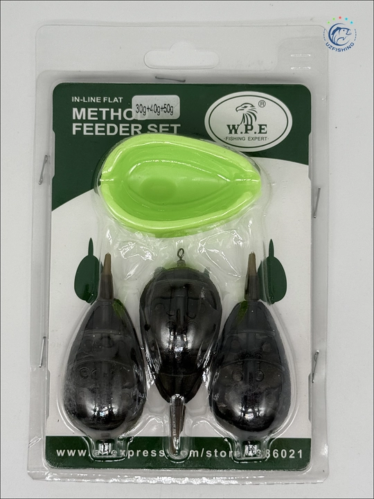 Набор Method Feeder W.P.E для рыбалки с грузами 30г 40г и 50г комплект