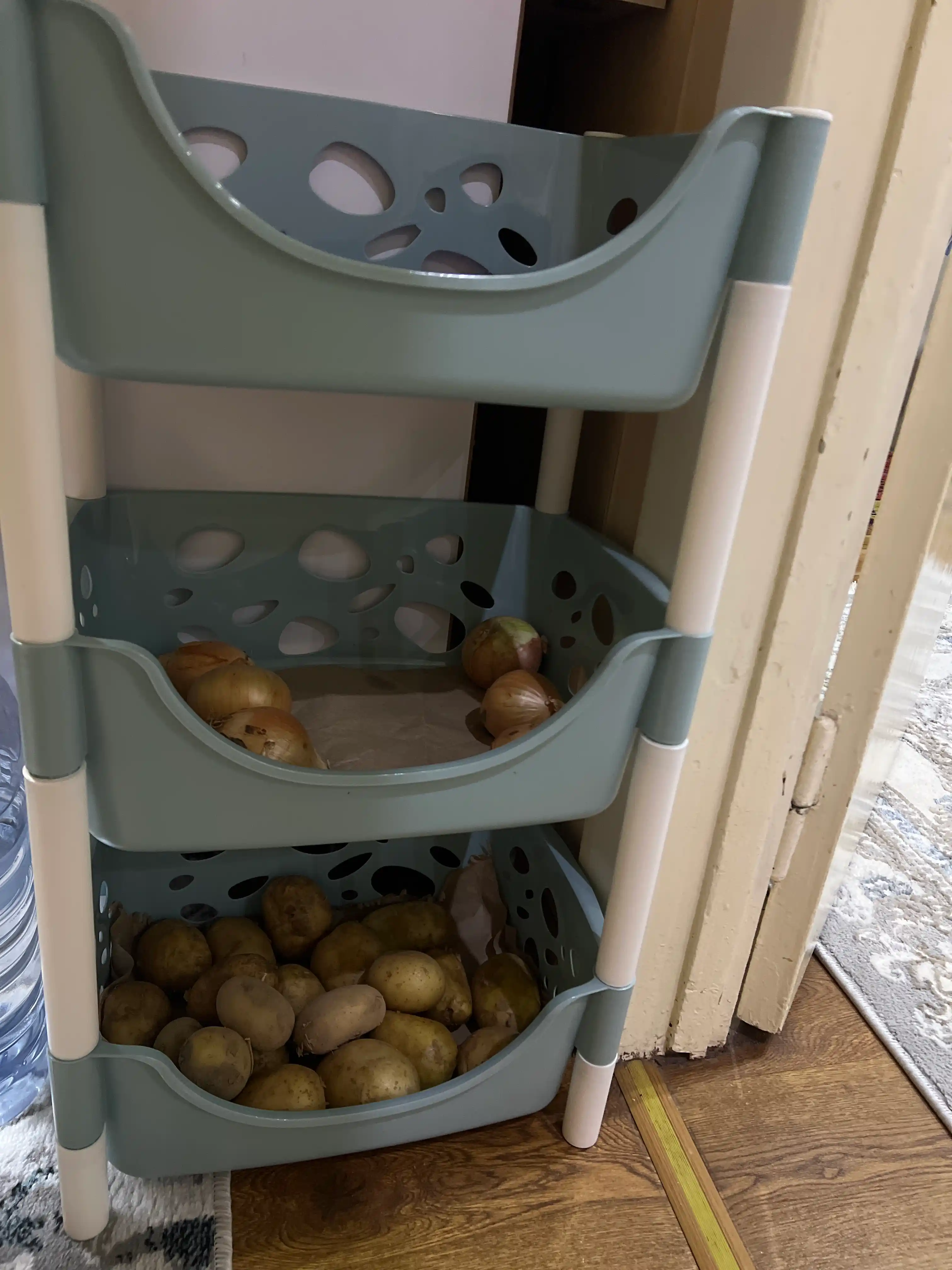 Полка органайзер для хранение овощей для кухни