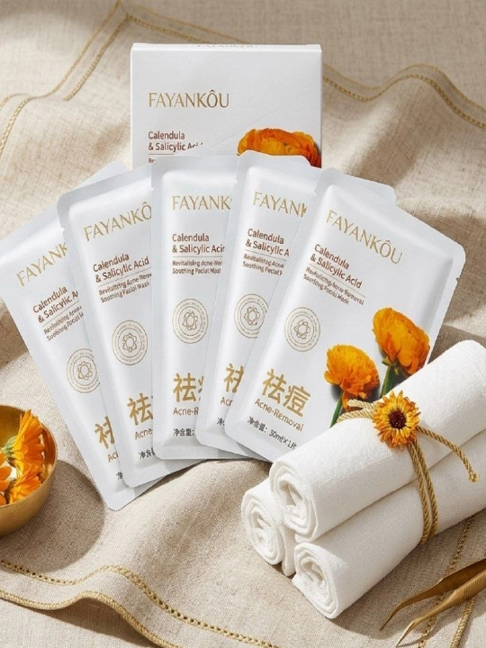 Тканевые маски для лица FAYANKÔU 30мл х 10 шт (4 вида)