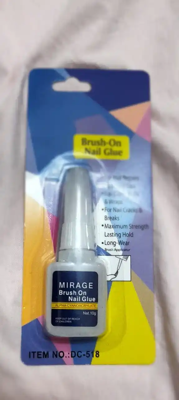 Клей для крепления ногтей, с кисточкой, 10 g