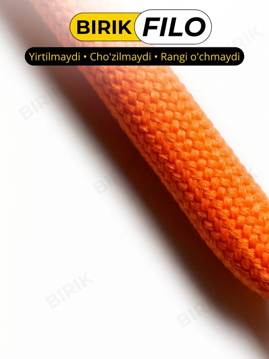 BIRIK FILO - Круглые шнурки 5мм полиэстер 80 см